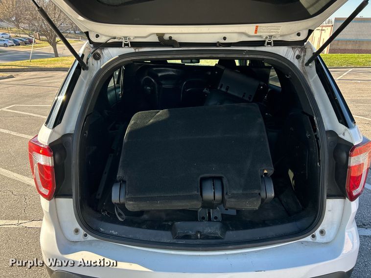 image for item NJ9627 2016 Ford Explorer Police Interceptor SUV