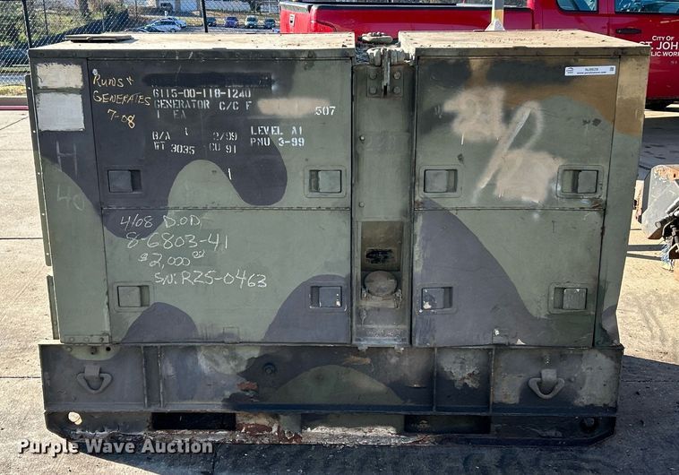 image for item NJ9629 1976 Libby Welding Co MEP005A generator