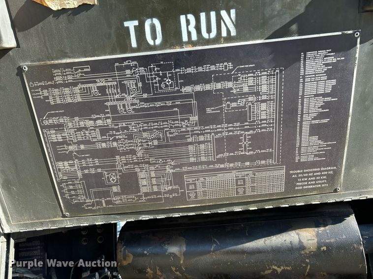 image for item NJ9629 1976 Libby Welding Co MEP005A generator