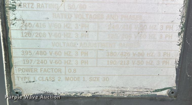 image for item NJ9629 1976 Libby Welding Co MEP005A generator