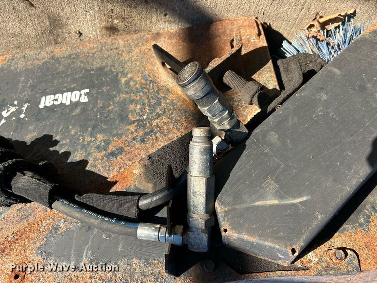 image for item NJ9630 Bobcat Sweeper 72 skid steer sweeper