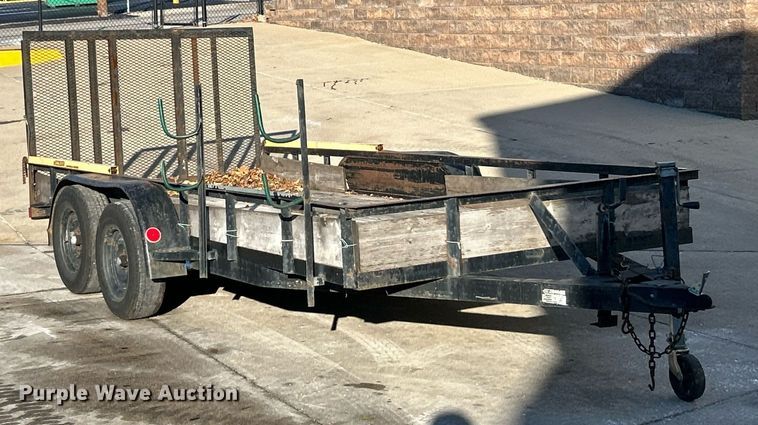 image for item NJ9631 2001 Trailer Express utility trailer