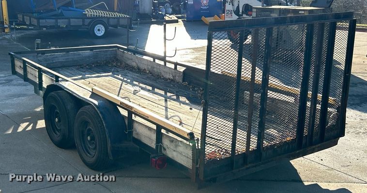 image for item NJ9631 2001 Trailer Express utility trailer