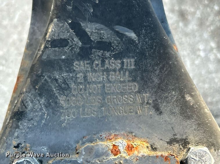 image for item NJ9631 2001 Trailer Express utility trailer