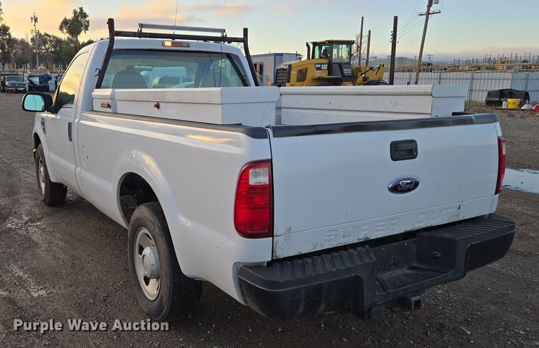 image for item YA0273 2008 Ford F250 Super Duty XL pickup truck