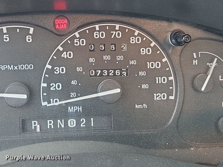 image for item YA0281 2002 Ford Ranger SuperCab pickup truck