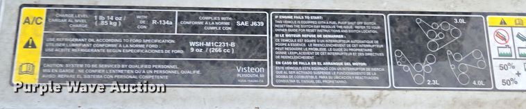 image for item YA0281 2002 Ford Ranger SuperCab pickup truck