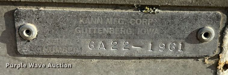 image for item EH7432 Kann end dump trailer bed