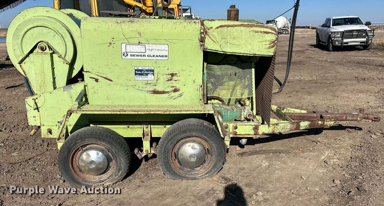 image for item ER8381 Myers sewer jetter trailer