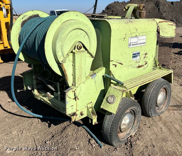 image for item ER8381 Myers sewer jetter trailer