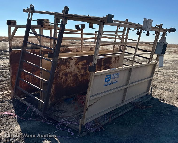 image for item ER8388 LBS Weigh Cage livestock scale