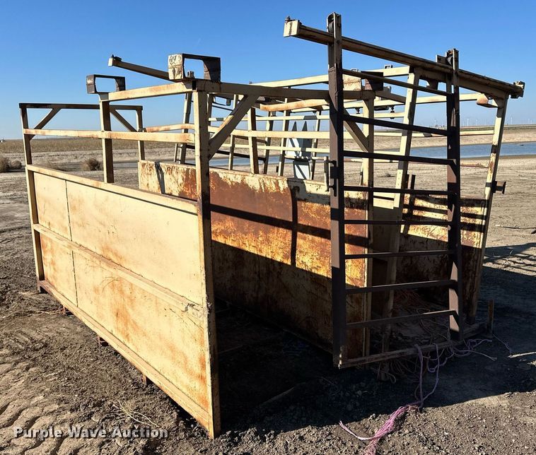 image for item ER8388 LBS Weigh Cage livestock scale