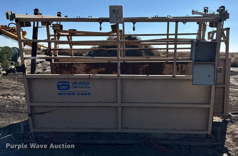 image for item ER8388 LBS Weigh Cage livestock scale
