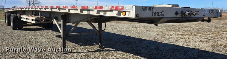 image for item DV0000 2016 Wilson Trailer Sales Inc. AF-1080 flatbed trailer