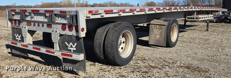 image for item DV0000 2016 Wilson Trailer Sales Inc. AF-1080 flatbed trailer