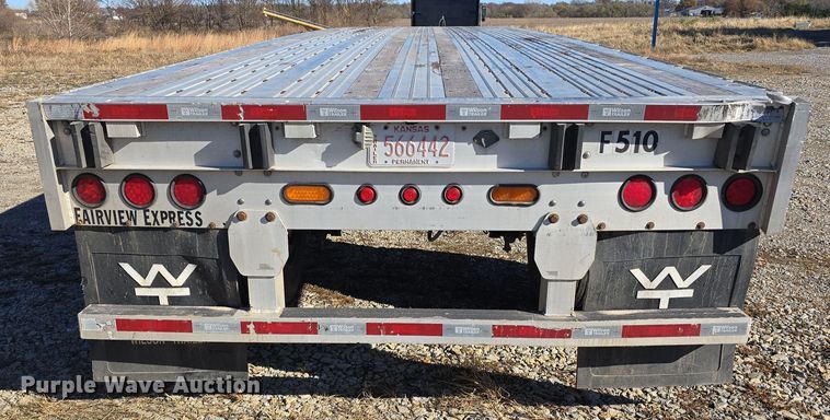 image for item DV0000 2016 Wilson Trailer Sales Inc. AF-1080 flatbed trailer
