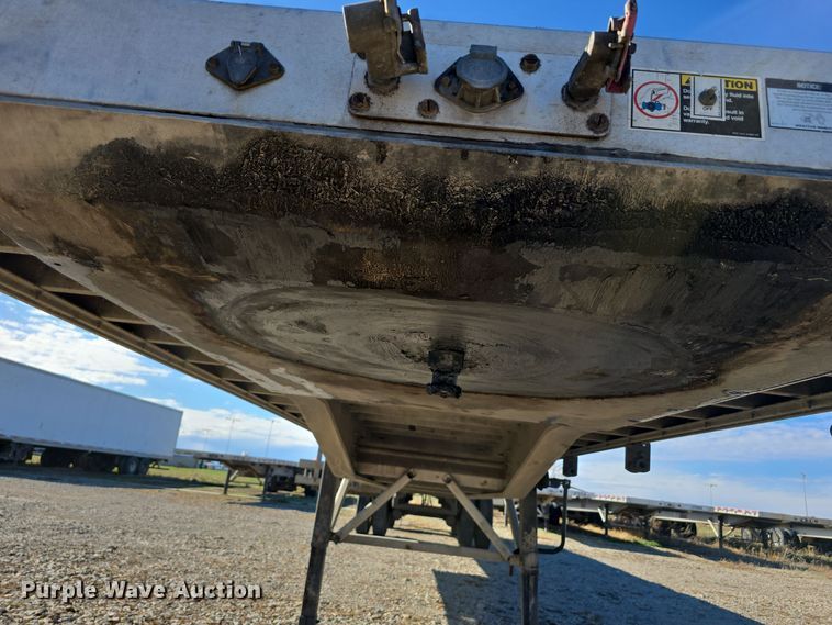 image for item DV0000 2016 Wilson Trailer Sales Inc. AF-1080 flatbed trailer