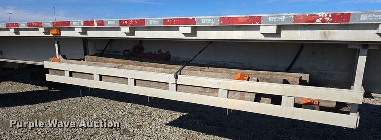 image for item DV0000 2016 Wilson Trailer Sales Inc. AF-1080 flatbed trailer
