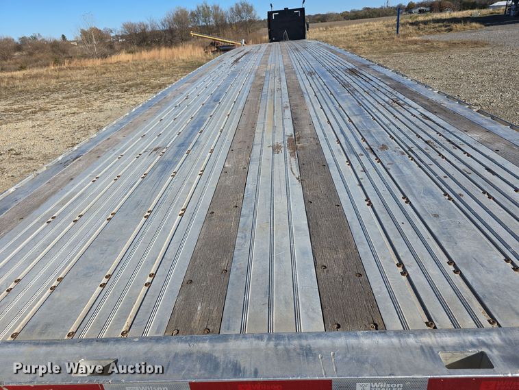 image for item DV0000 2016 Wilson Trailer Sales Inc. AF-1080 flatbed trailer