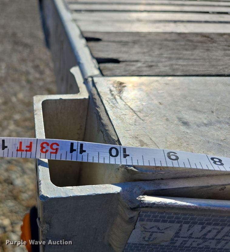 image for item DV0000 2016 Wilson Trailer Sales Inc. AF-1080 flatbed trailer