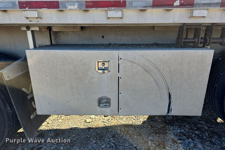 image for item DV0000 2016 Wilson Trailer Sales Inc. AF-1080 flatbed trailer
