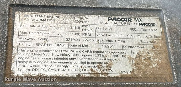 image for item EG2331 2013 Kenworth T660 semi truck