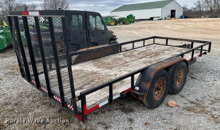 image for item DO0074 2016 Lamar utility trailer