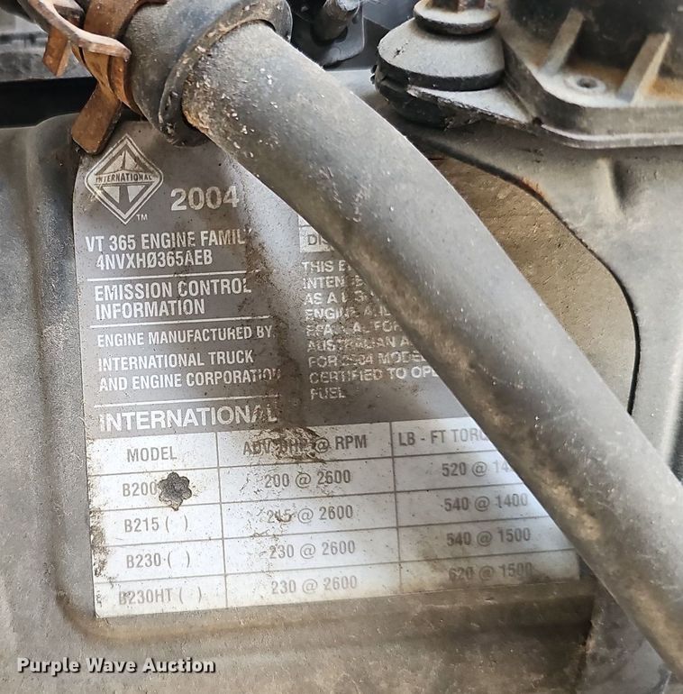 image for item DP6595 2005 Ford F750 Super Duty XL box truck