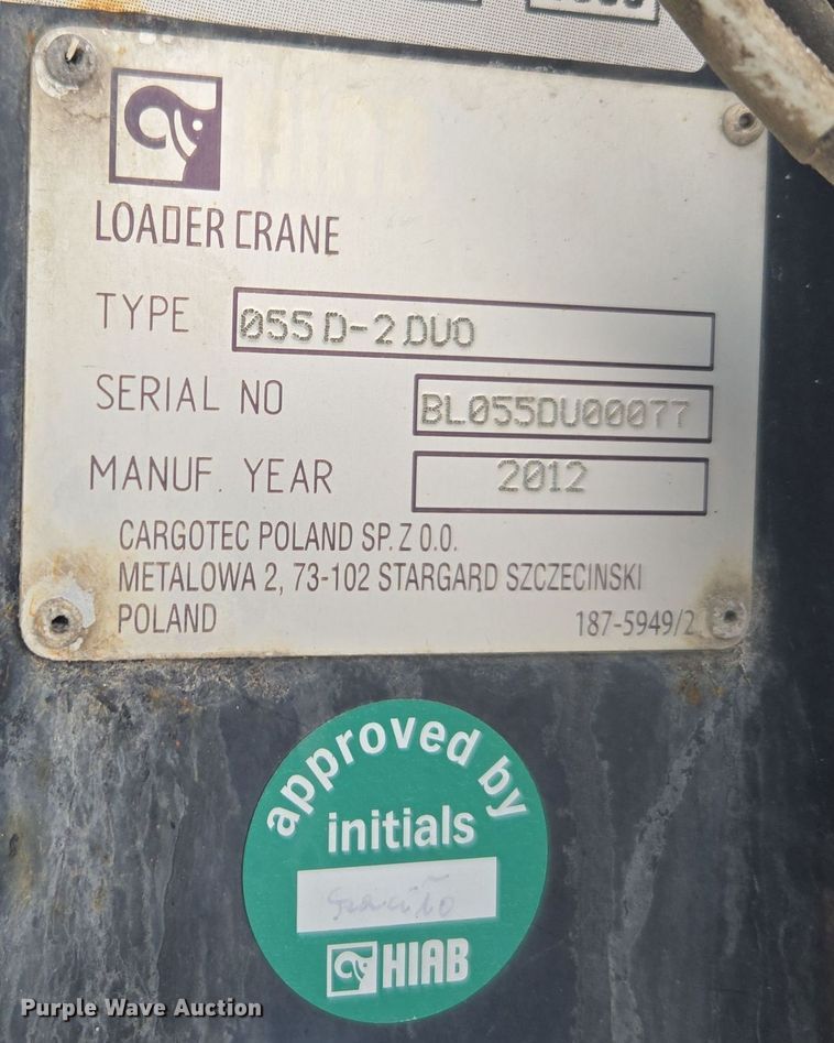 image for item DT7025 2012 Dodge Ram 4500HD flatbed truck