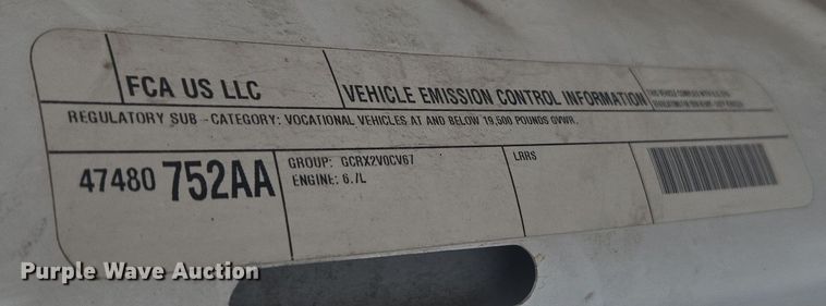 image for item DT7026 2016 Dodge Ram 4500HD flatbed truck