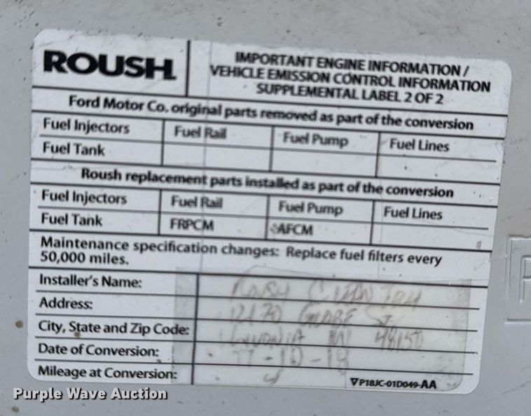 image for item EG2319 2018 Ford E450 Super Duty refrigerated truck