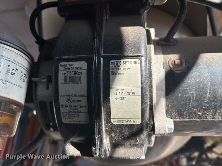 image for item EG2344 2015 C&W  pressure washer trailer