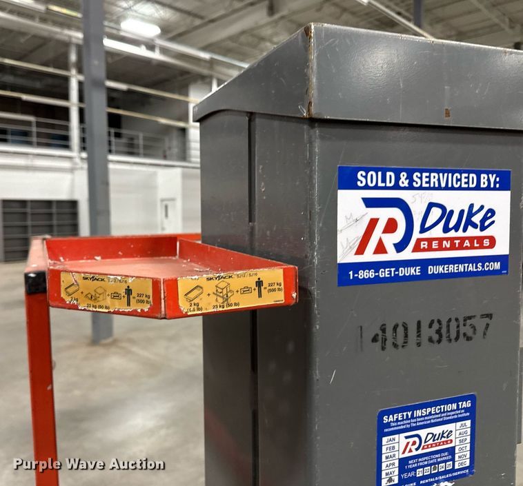 image for item EG7070 2017 Skyjack SJ16 vertical lift