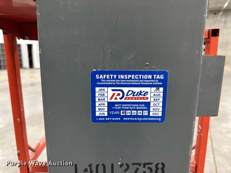 image for item EG7071 2017 Skyjack SJ16 vertical lift