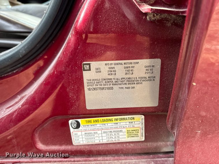 image for item EG7097 2009 Chevrolet Malibu LTZ 