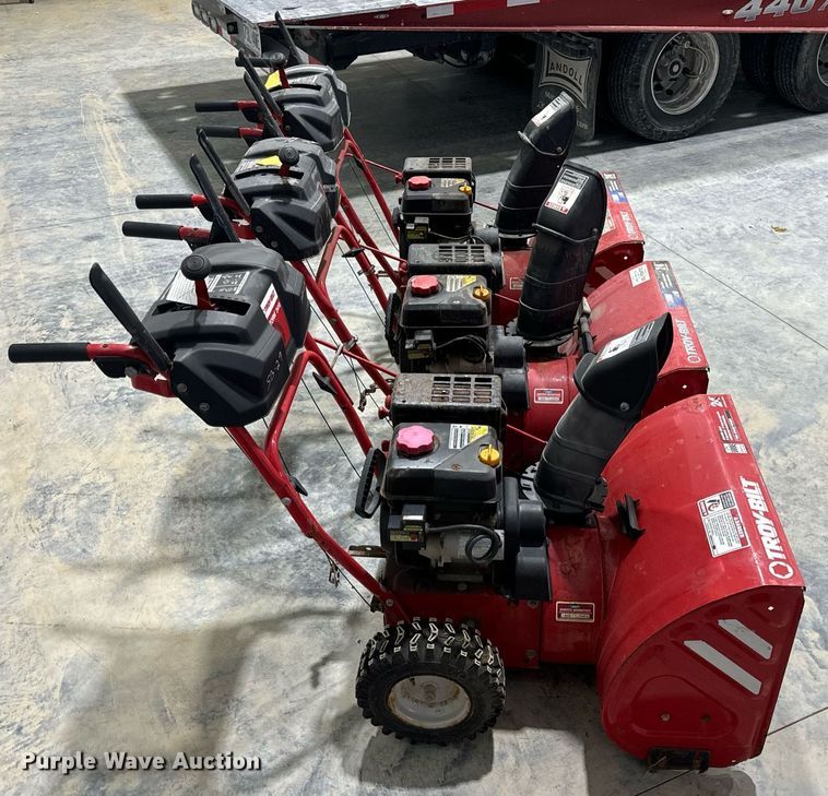image for item EH7406 (3) Troy-Bilt Storm 2410 snow blowers