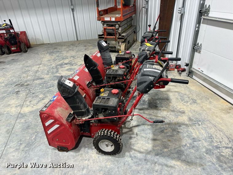 image for item EH7406 (3) Troy-Bilt Storm 2410 snow blowers