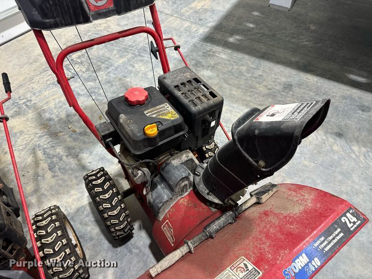 image for item EH7406 (3) Troy-Bilt Storm 2410 snow blowers
