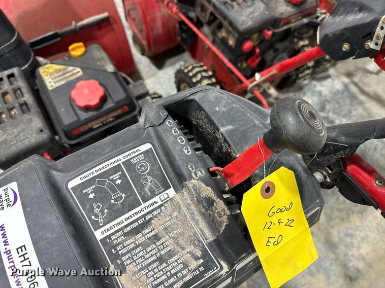 image for item EH7406 (3) Troy-Bilt Storm 2410 snow blowers