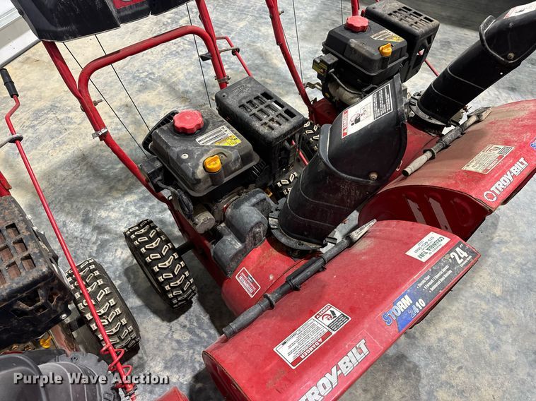 image for item EH7406 (3) Troy-Bilt Storm 2410 snow blowers
