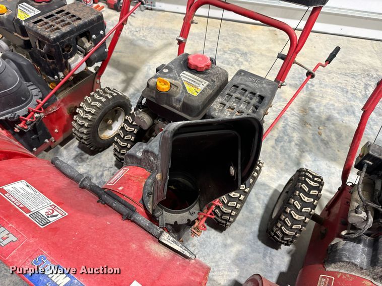 image for item EH7406 (3) Troy-Bilt Storm 2410 snow blowers