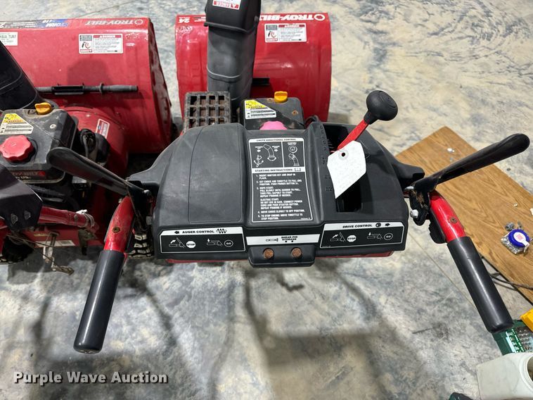 image for item EH7406 (3) Troy-Bilt Storm 2410 snow blowers