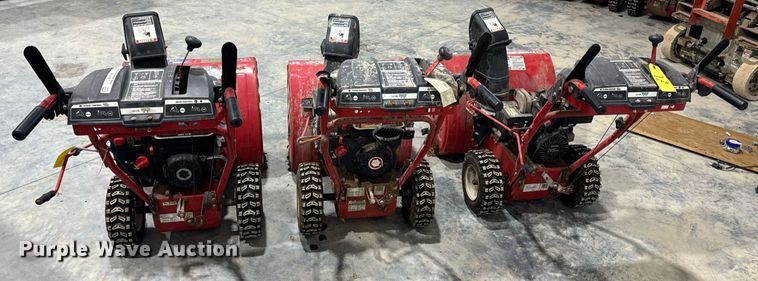 image for item EH7408 (3) Troy-Bilt Storm 2410 snow blowers