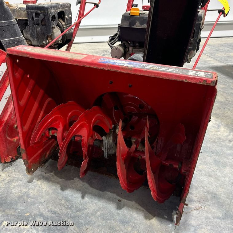 image for item EH7408 (3) Troy-Bilt Storm 2410 snow blowers