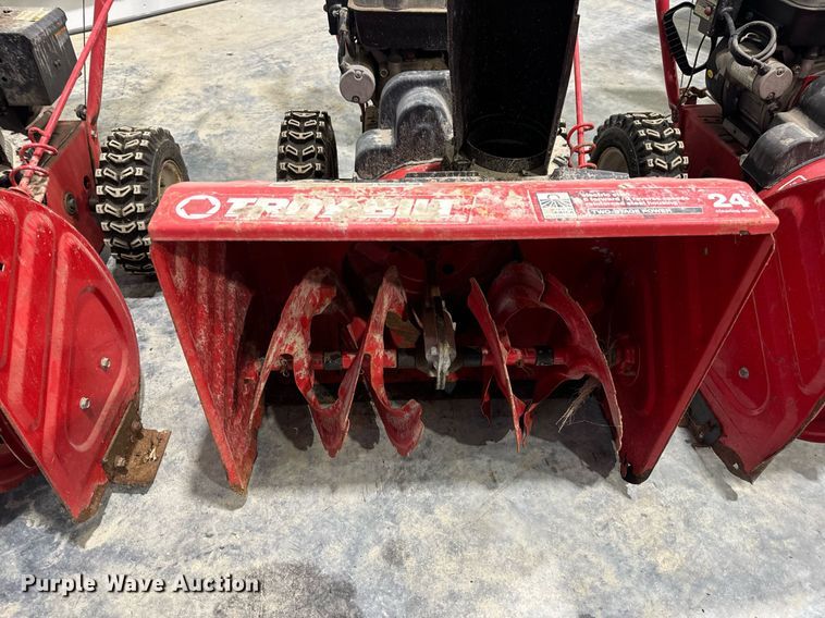 image for item EH7408 (3) Troy-Bilt Storm 2410 snow blowers