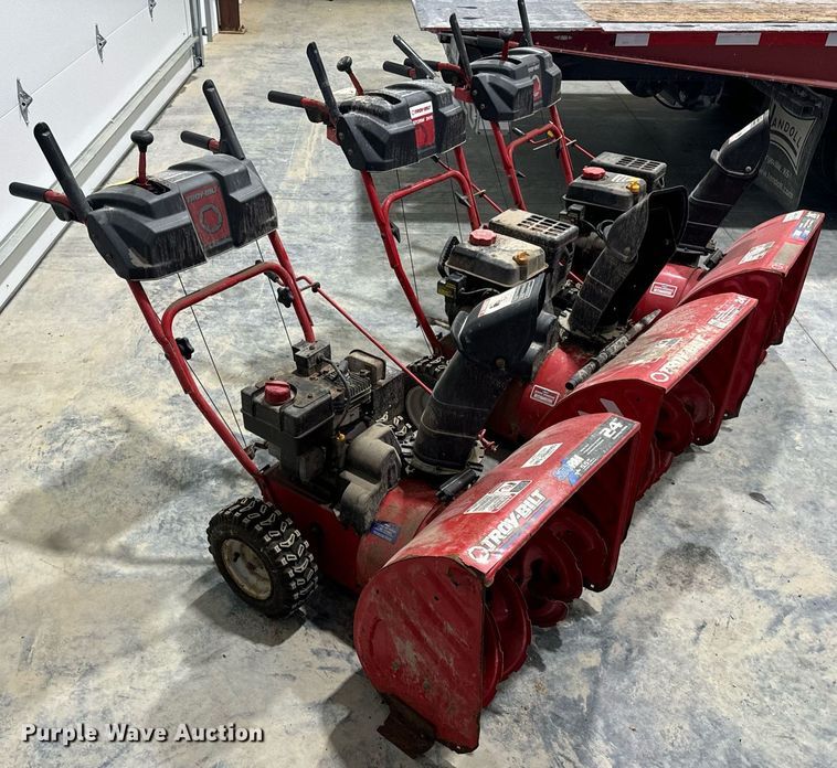 image for item EH7408 (3) Troy-Bilt Storm 2410 snow blowers