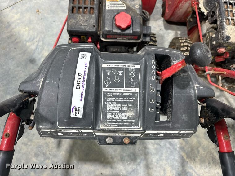 image for item EH7408 (3) Troy-Bilt Storm 2410 snow blowers