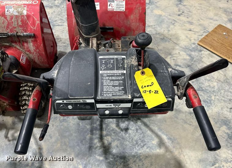 image for item EH7408 (3) Troy-Bilt Storm 2410 snow blowers