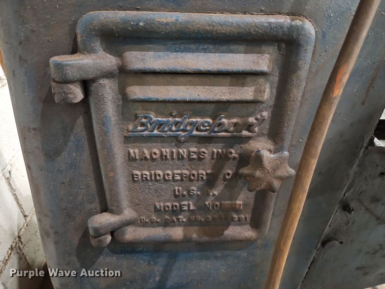 image for item EI8578 Bridgeport milling machine