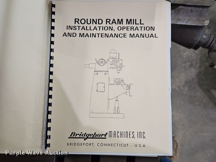 image for item EI8578 Bridgeport milling machine